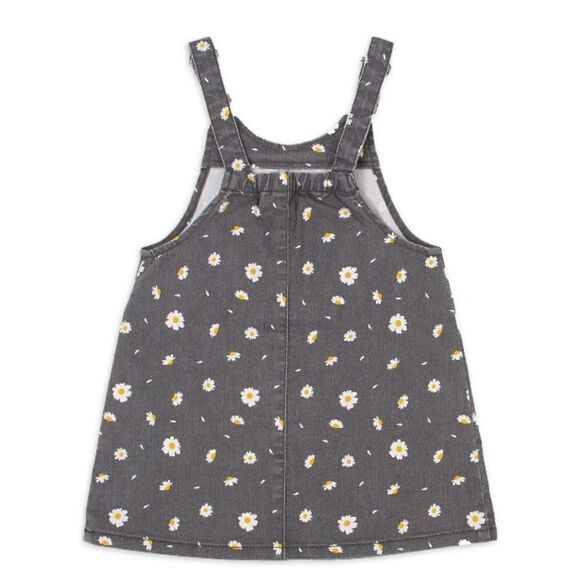 Baby Girl Jumper Twill Dresses & 1 Ruffle Shortall 3-Pack Size 12M - Picture 3 of 7